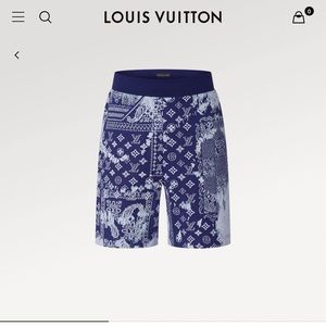 Louis Vuitton Monogram Bandana Shorts